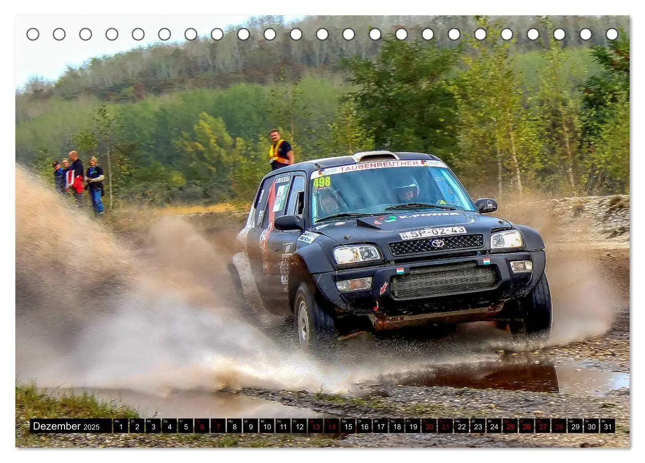Bild: 9783435399383 | SCHNELL! AUTHENTISCH! MITTENDRIN! - RALLYE! (Tischkalender 2025 DIN...