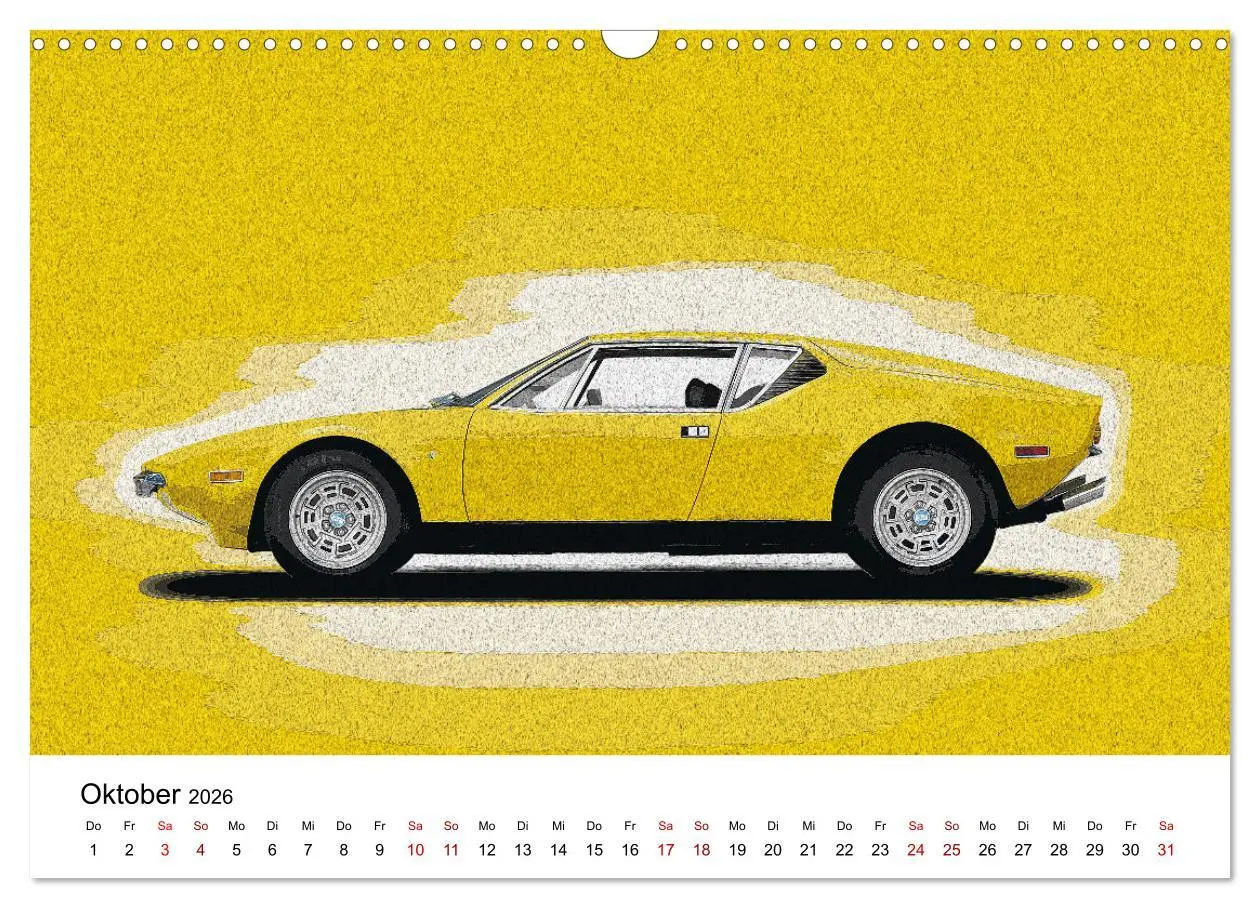 Bild: 9783457319383 | Car Art Edition Sportwagenlegenden (Wandkalender 2026 DIN A3 quer),...