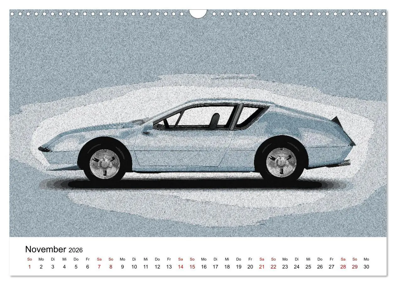 Bild: 9783457319383 | Car Art Edition Sportwagenlegenden (Wandkalender 2026 DIN A3 quer),...