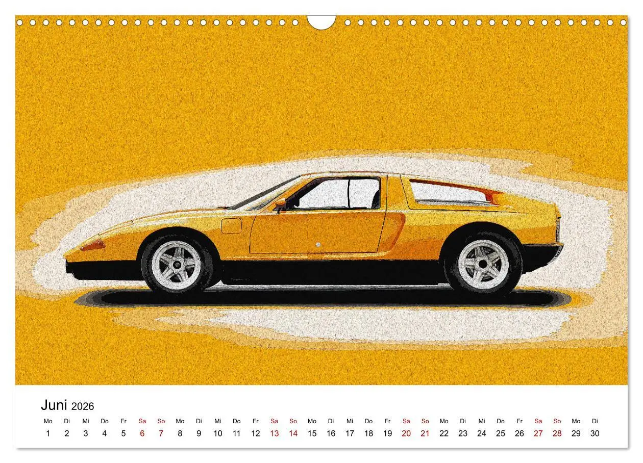 Bild: 9783457319383 | Car Art Edition Sportwagenlegenden (Wandkalender 2026 DIN A3 quer),...