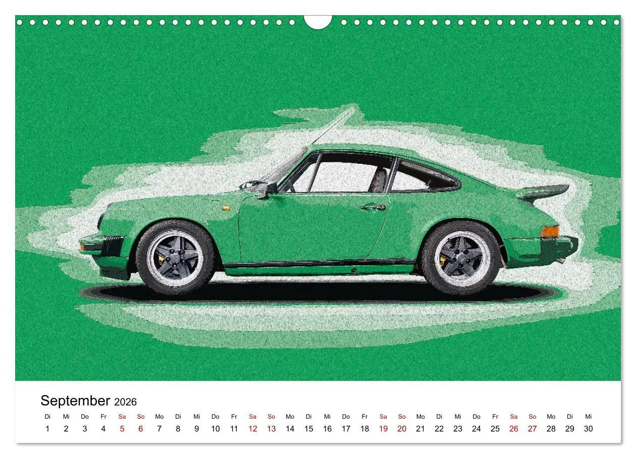 Bild: 9783457319383 | Car Art Edition Sportwagenlegenden (Wandkalender 2026 DIN A3 quer),...