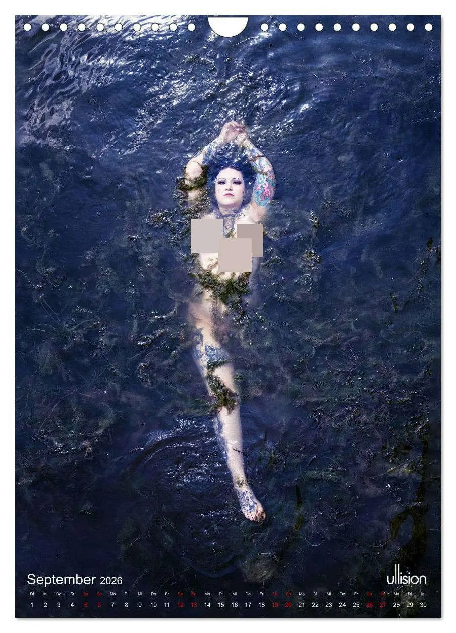 Bild: 9783516339383 | Akt im Wasser - sinnliche Nymphen (Wandkalender 2026 DIN A4 hoch),...