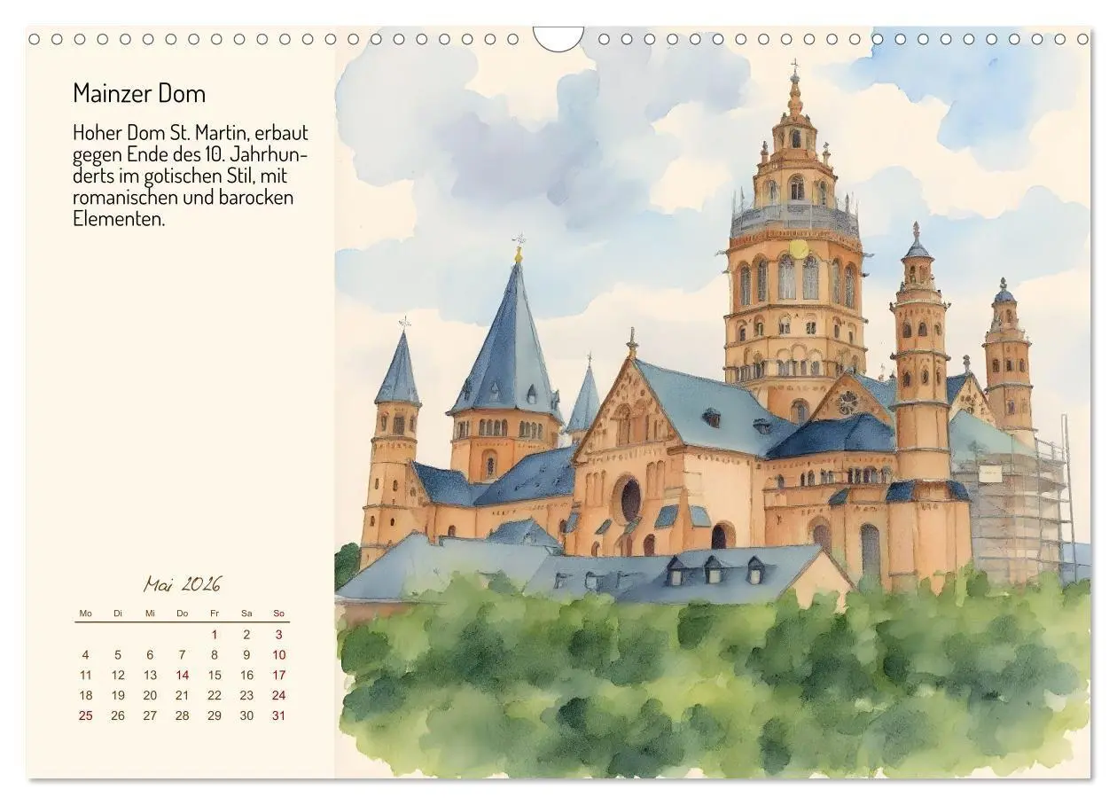 Bild: 9783516719383 | Deutschlands schönste Kirchen (Wandkalender 2026 DIN A3 quer),...