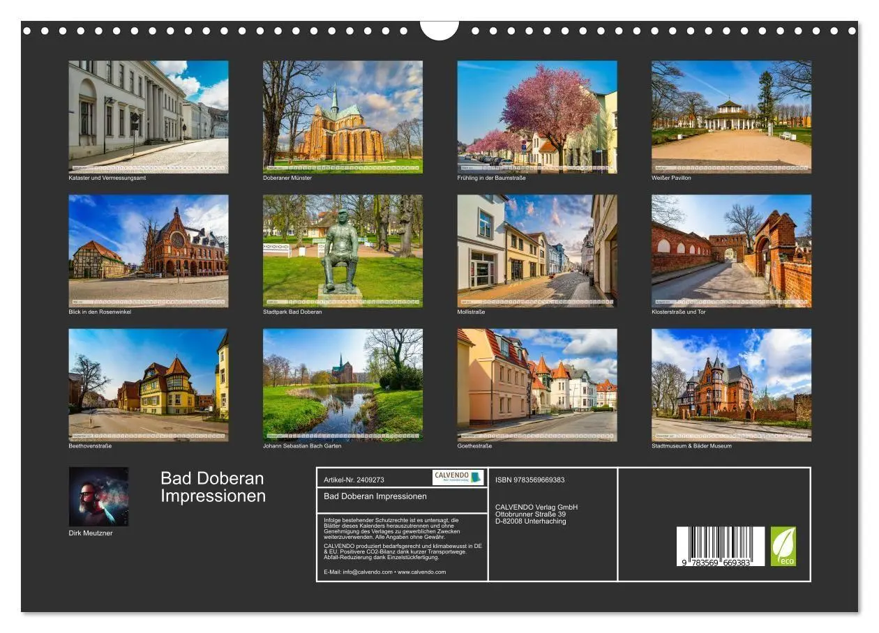 Bild: 9783569669383 | Bad Doberan Impressionen (Wandkalender 2027 DIN A3 quer), CALVENDO...