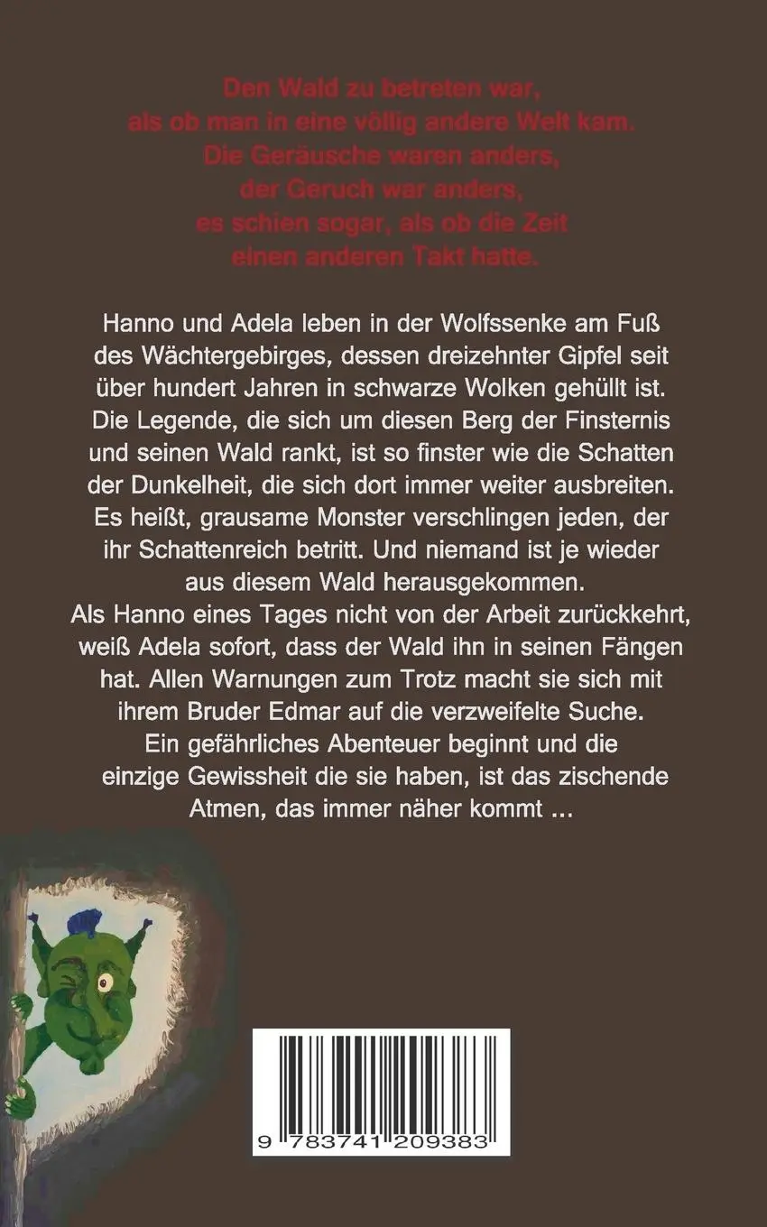Rückseite: 9783741209383 | Berg der Finsternis | Fantasyroman | Sabine Kalkowski | Taschenbuch