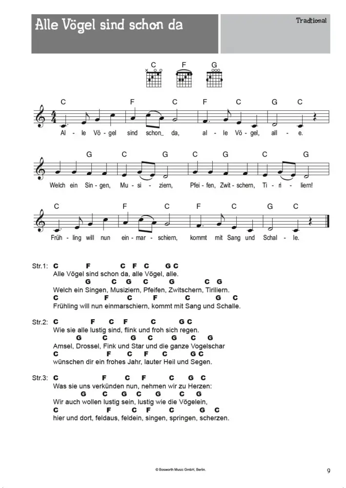 Bild: 9783865439383 | 100 Kinderlieder für Gitarre | Bosworth Music | Taschenbuch | 176 S.
