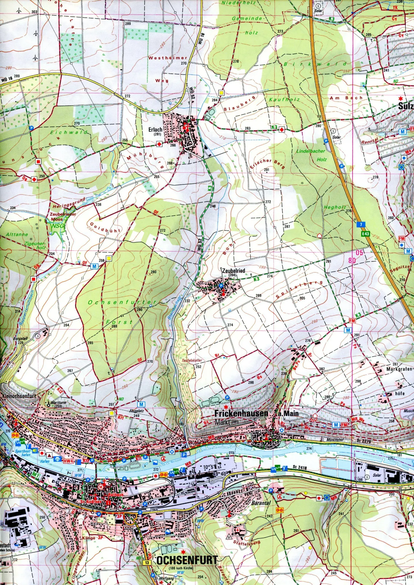 Bild: 9783899339383 | Ochsenfurt 1 : 25 000 | Digitalisierung | (Land-)Karte | Deutsch