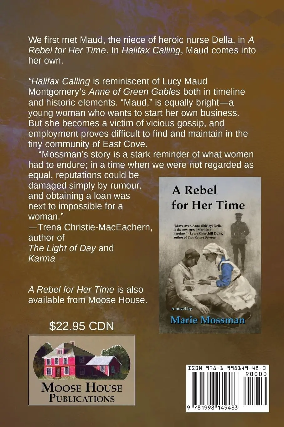 Rückseite: 9781998149483 | Halifax Calling | Marie Mossman | Taschenbuch | Englisch | 2024