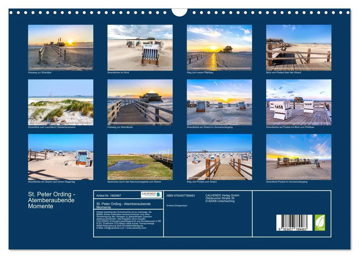 Bild: 9783457789483 | St. Peter Ording - Atemberaubende Momente (Wandkalender 2026 DIN A3...