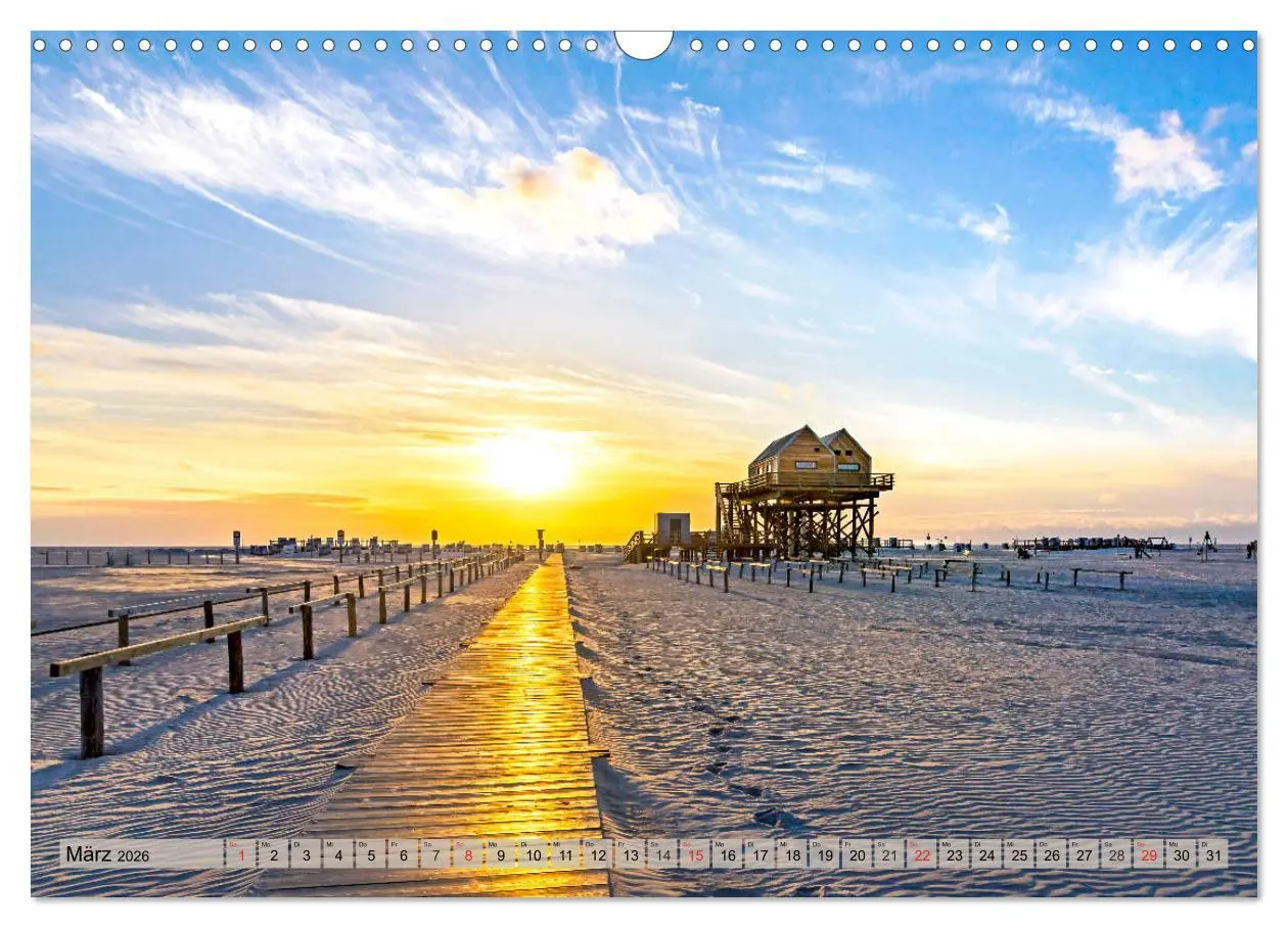 Bild: 9783457789483 | St. Peter Ording - Atemberaubende Momente (Wandkalender 2026 DIN A3...