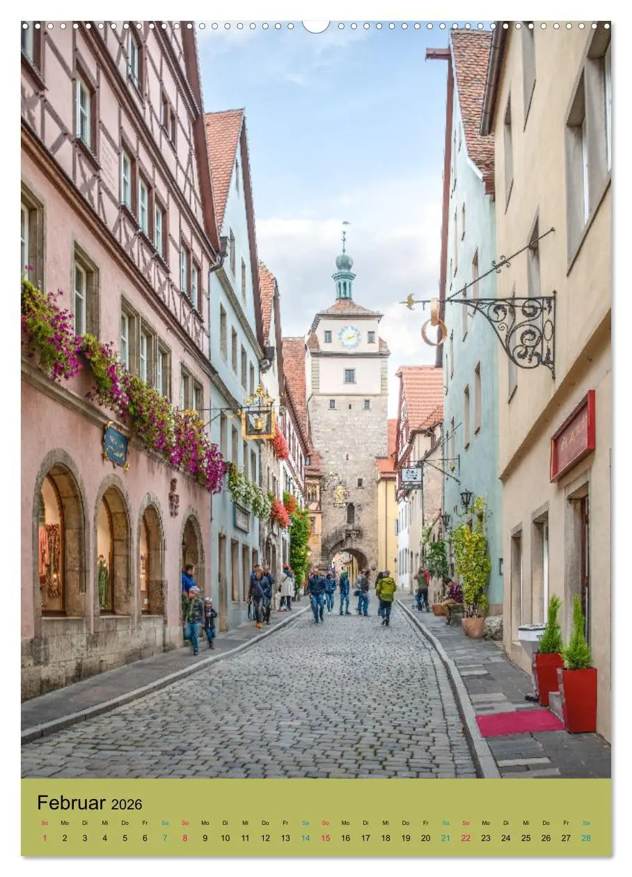 Bild: 9783516329483 | Rothenburg ob der Tauber (Wandkalender 2026 DIN A2 hoch), CALVENDO...