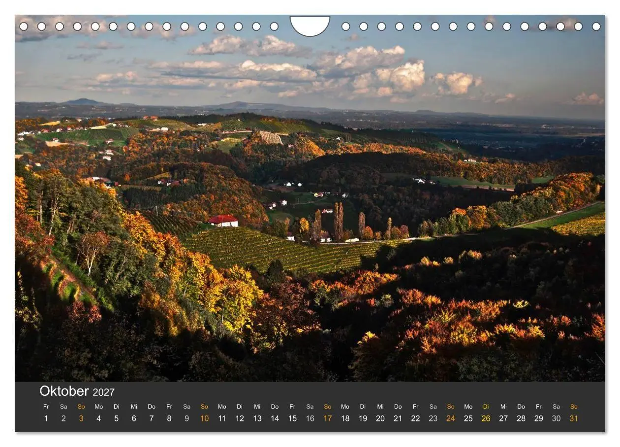 Bild: 9783594169483 | Die Südsteirischen Weinstrasse (Wandkalender 2027 DIN A4 quer),...
