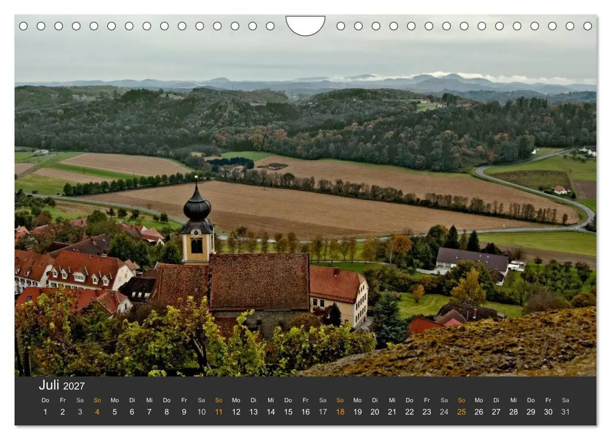 Bild: 9783594169483 | Die Südsteirischen Weinstrasse (Wandkalender 2027 DIN A4 quer),...