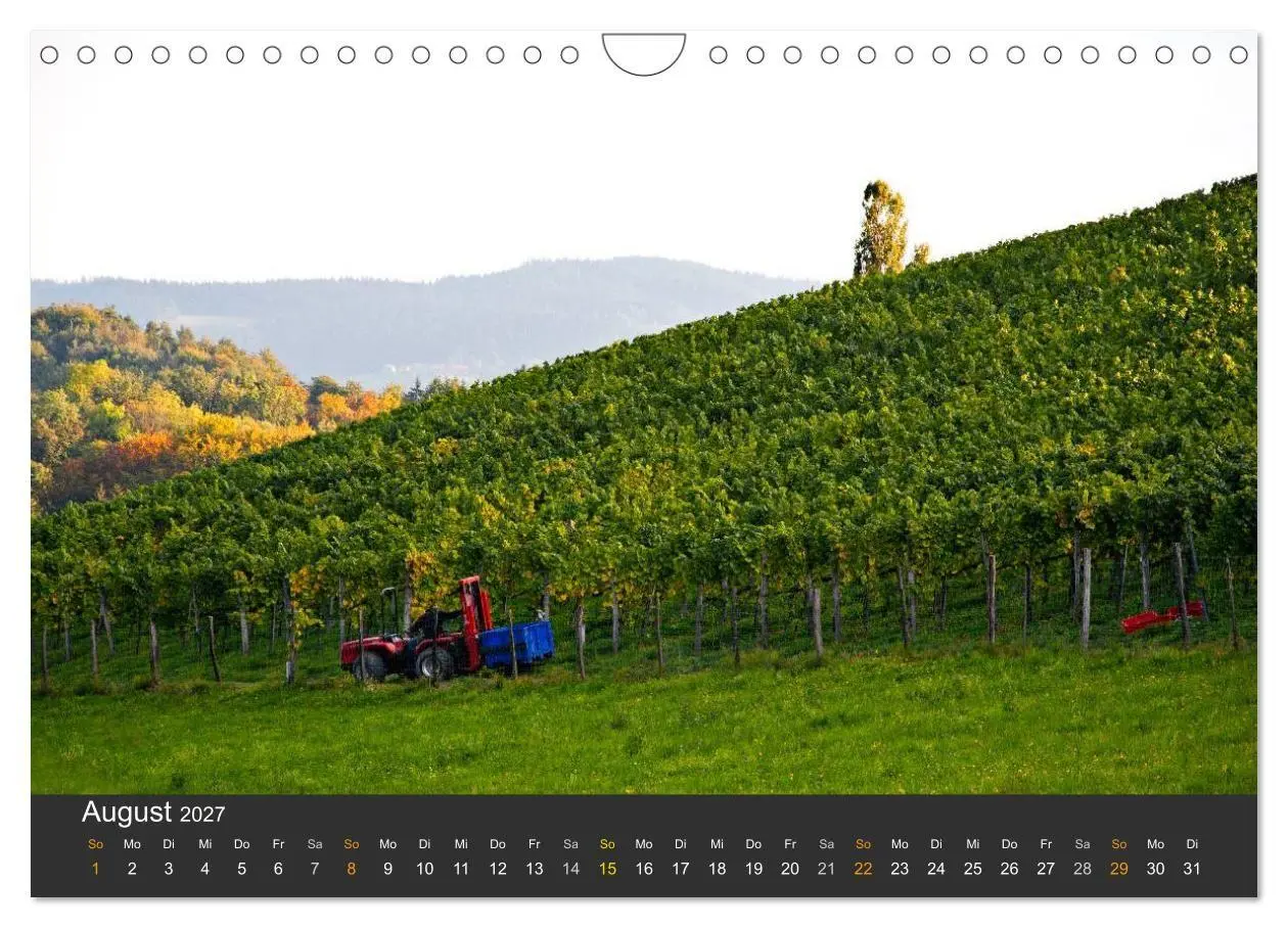 Bild: 9783594169483 | Die Südsteirischen Weinstrasse (Wandkalender 2027 DIN A4 quer),...