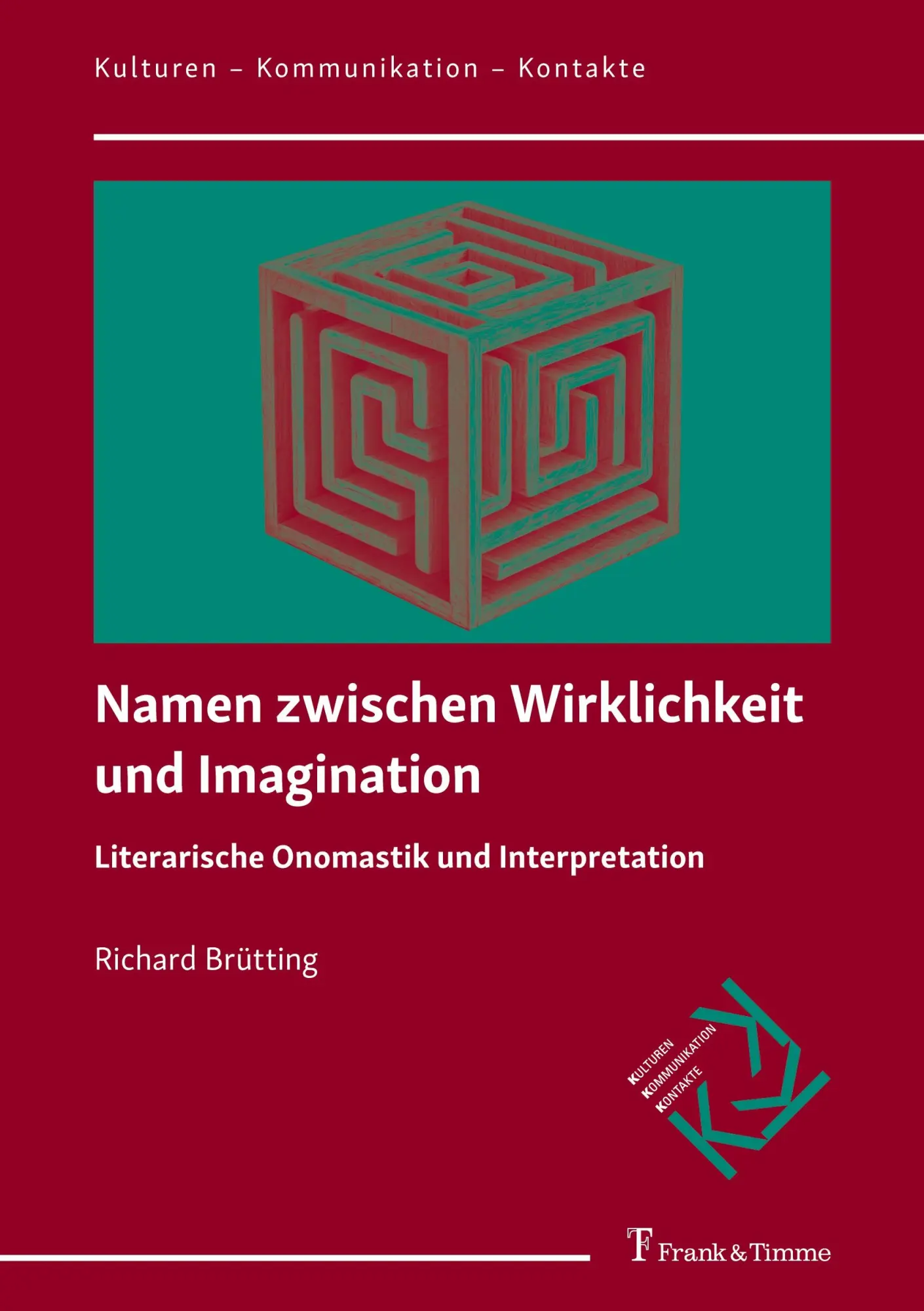 Cover: 9783732909483 | Namen zwischen Wirklichkeit und Imagination | Richard Brütting | Buch