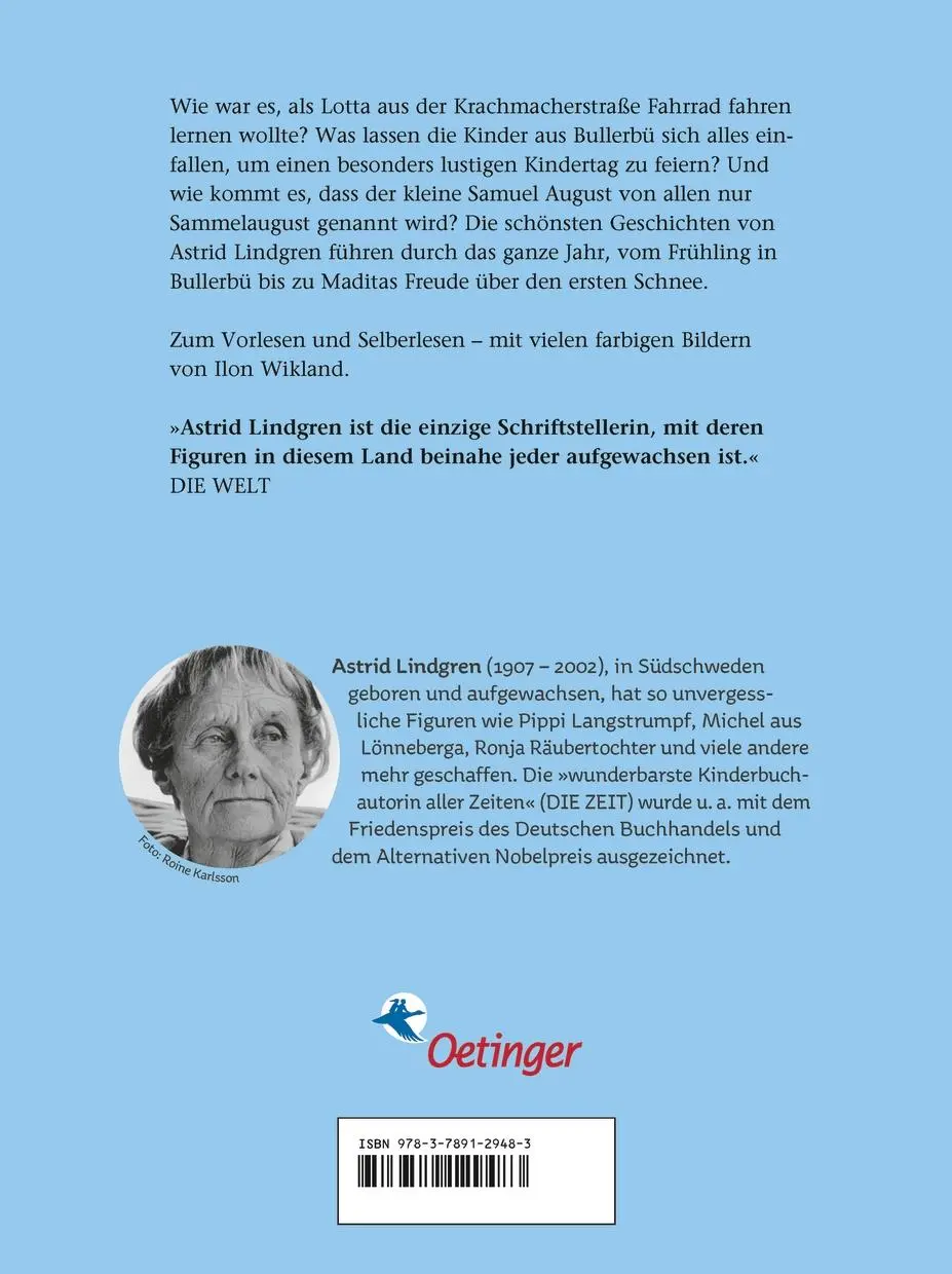 Rückseite: 9783789129483 | Erzählungen | Astrid Lindgren | Buch | 208 S. | Deutsch | 1990
