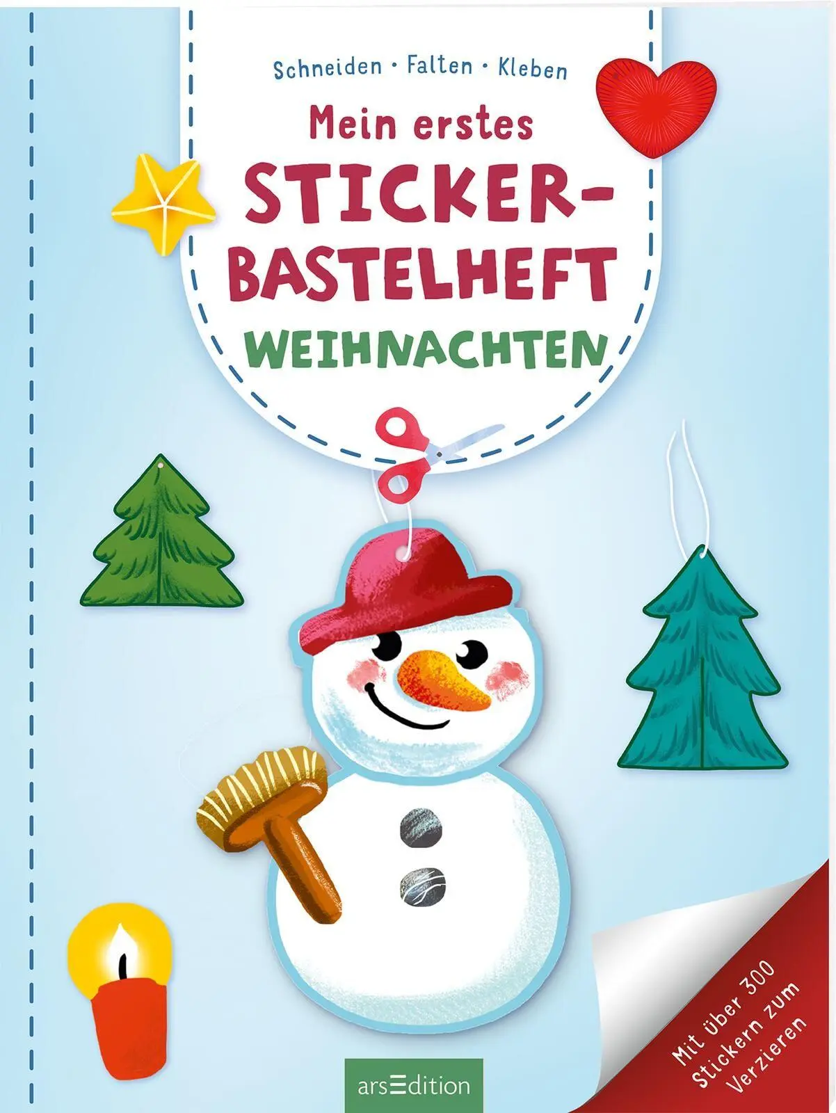 Cover: 9783845869483 | Mein erstes Sticker-Bastelheft - Weihnachten | Sabine Legien | Buch