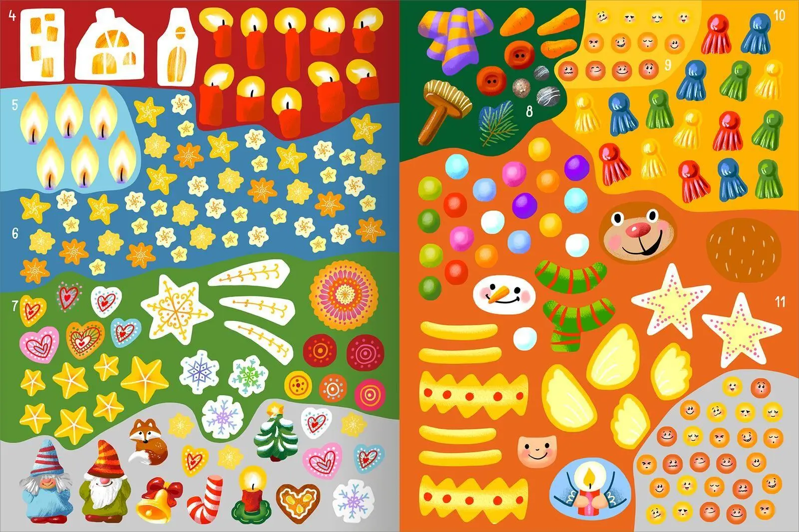 Bild: 9783845869483 | Mein erstes Sticker-Bastelheft - Weihnachten | Sabine Legien | Buch