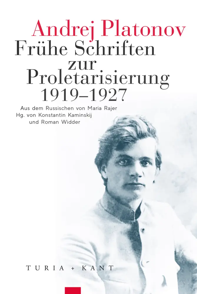 Cover: 9783851329483 | Frühe Schriften zur Proletarisierung | 1920-1927 | Andrej Platonow