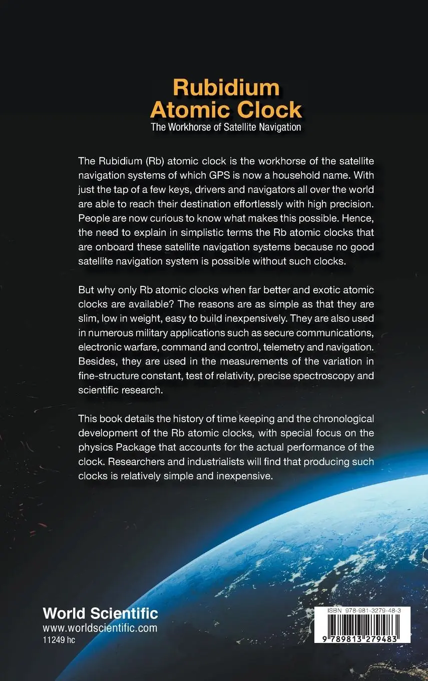 Rückseite: 9789813279483 | RUBIDIUM ATOMIC CLOCK | THE WORKHORSE OF SATELLITE NAVIGATION | Ghosal