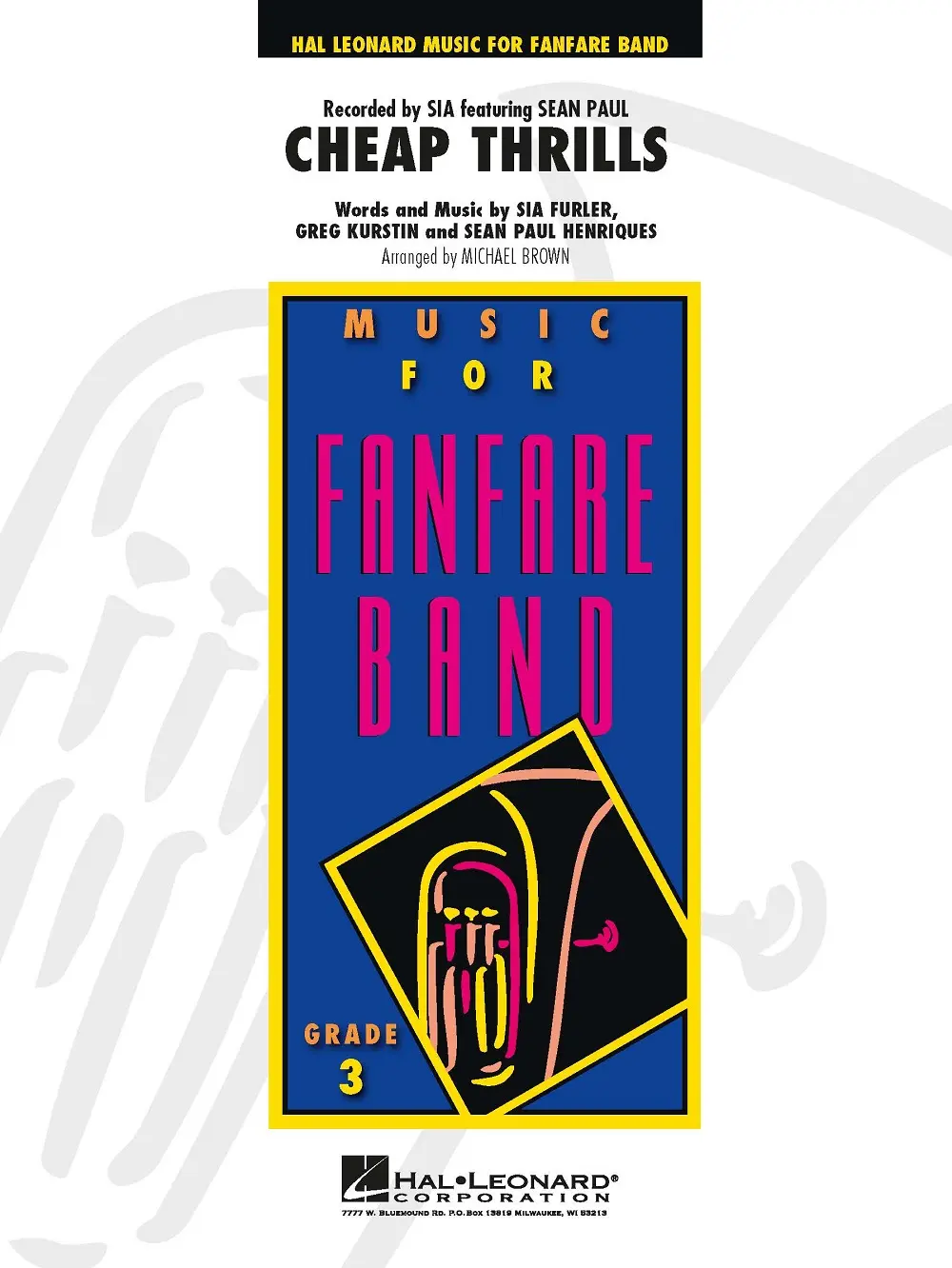 Cover: 9790035239483 | Cheap Thrills | Fanfare Band | Henriques | Partitur | Deutsch | 2020