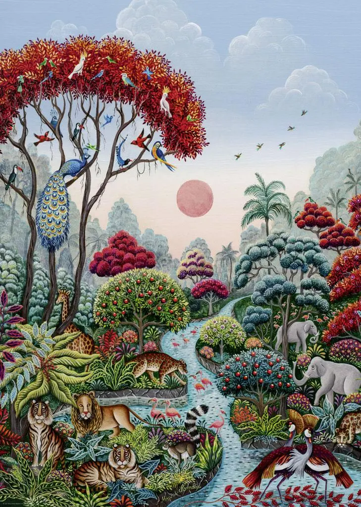 Bild: 4001689299583 | Wildlife Paradise Puzzle 2000 Teile | Marie Amalia Bartolini | Spiel