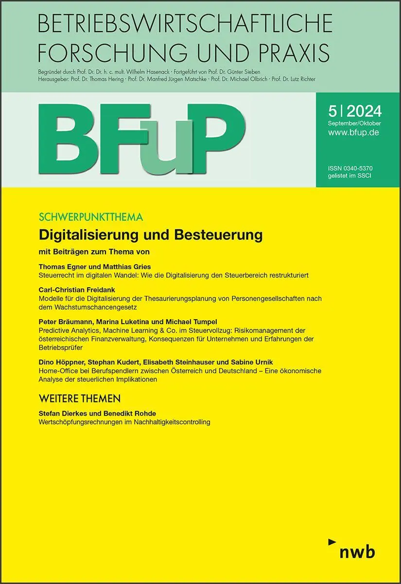 Digitalisierung und Besteuerung