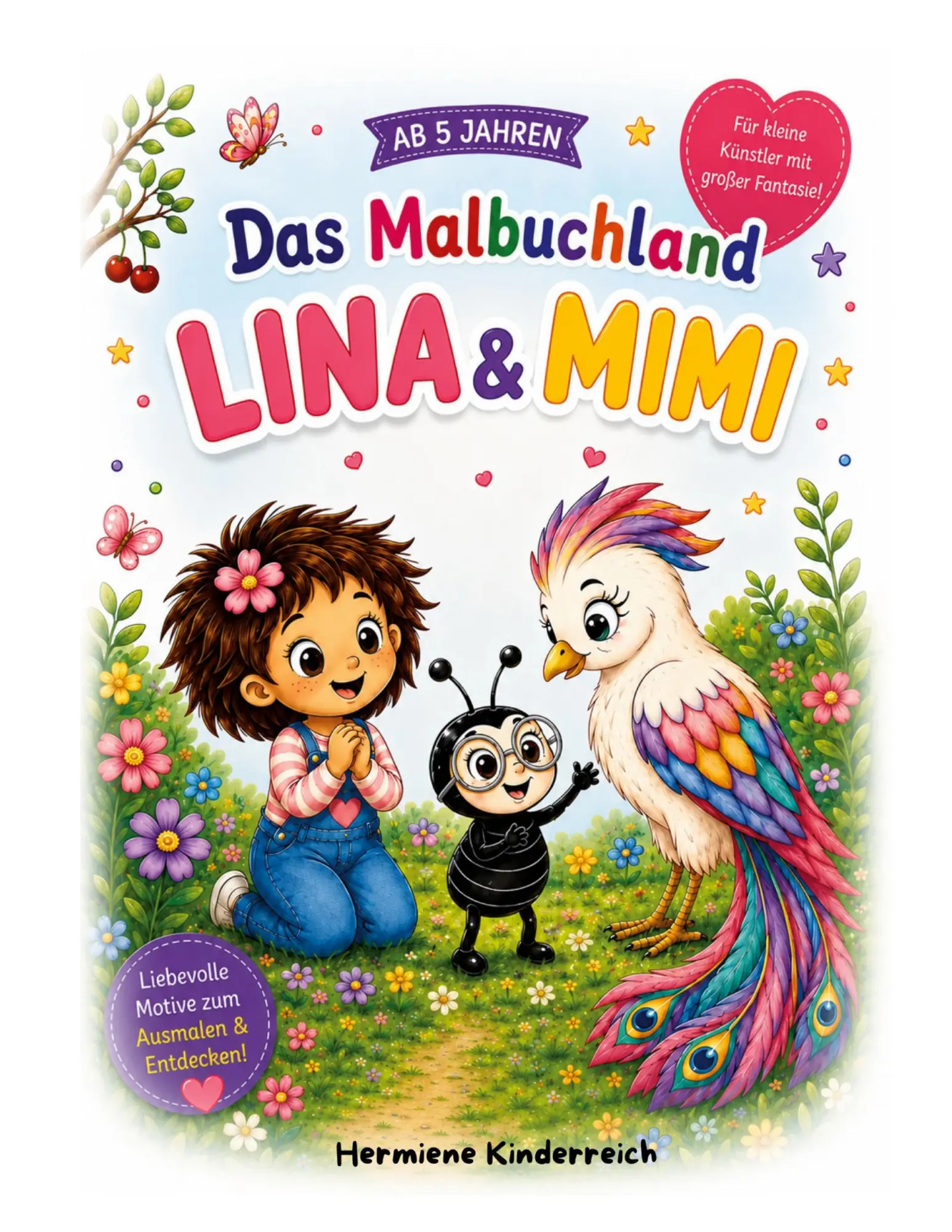 Cover: 9783695759583 | Ich bin ein Malbuch Lina &amp; Mimi | Das Malbuchland | Kinderreich | Buch