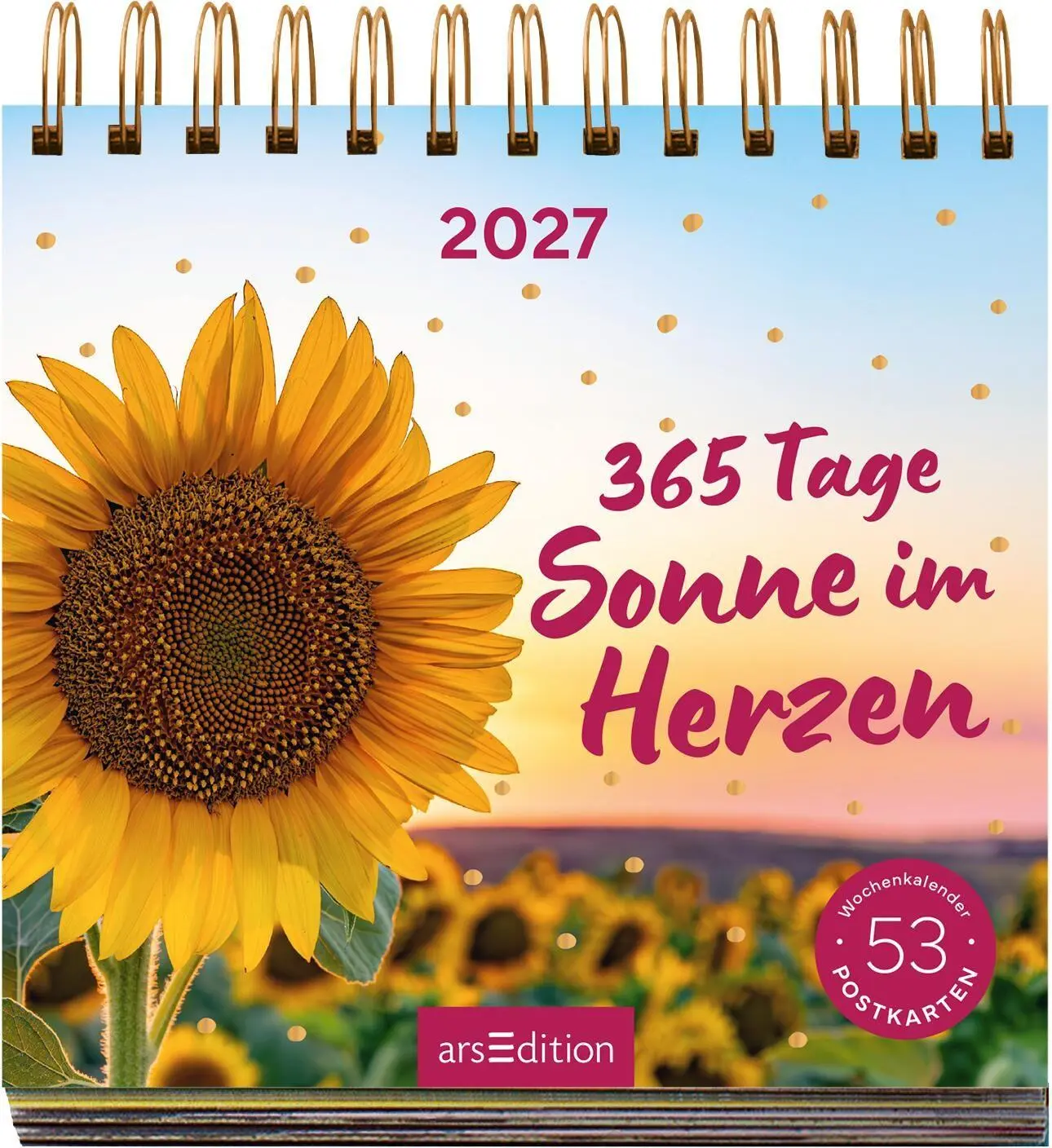 Bild: 4014489139683 | Postkartenkalender 365 Tage Sonne im Herzen 2027 | Kalender | 108 S.