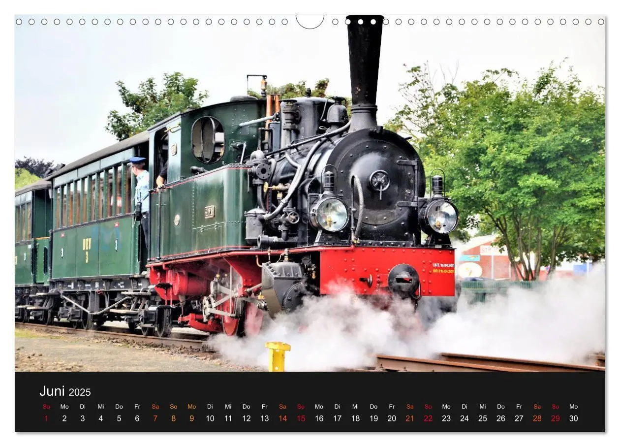 Bild: 9783435439683 | Dampflok-Nostalgie - 2025 schwergewichtige Lokomotiven...