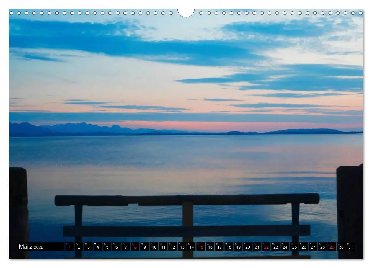Bild: 9783457909683 | Am schönen Chiemsee (Wandkalender 2026 DIN A3 quer), CALVENDO...