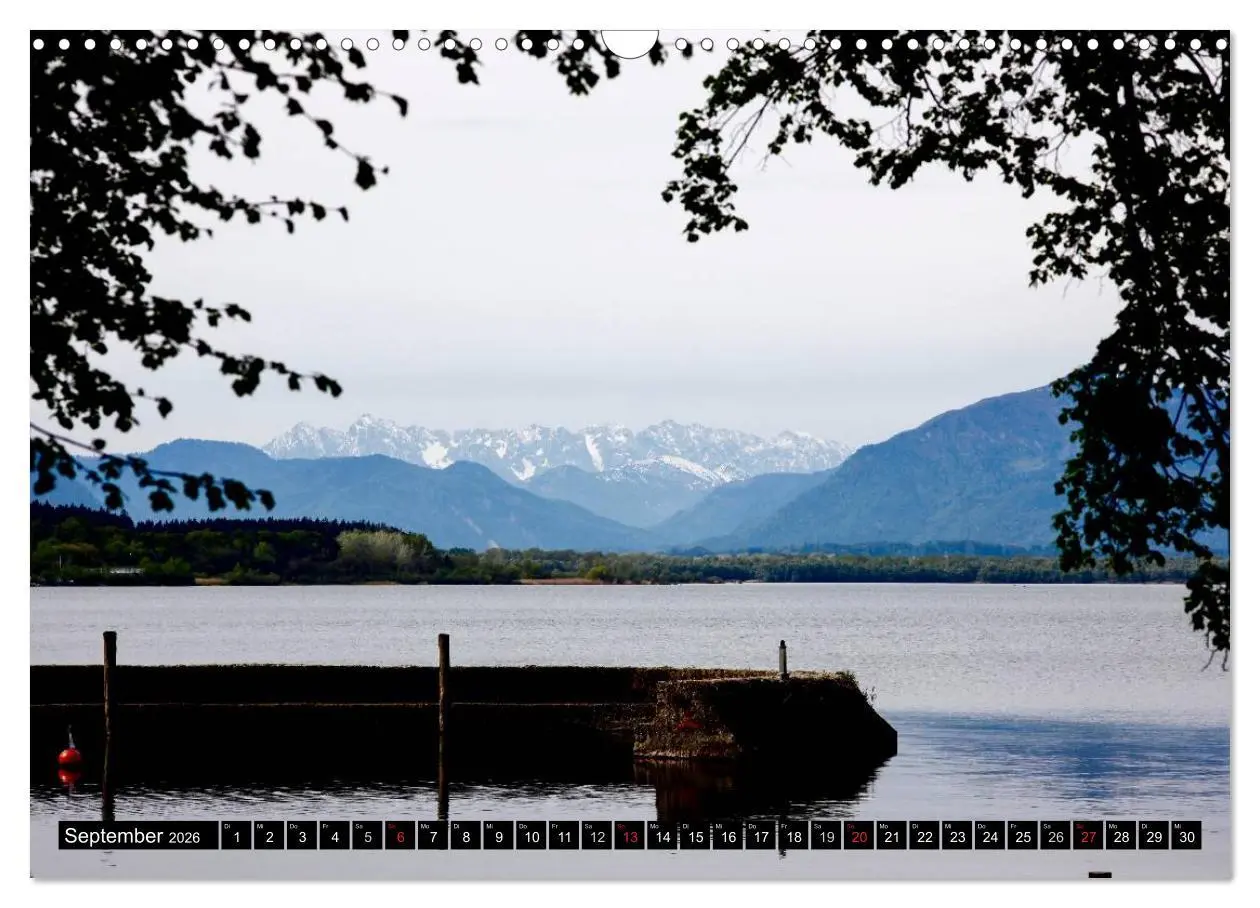 Bild: 9783457909683 | Am schönen Chiemsee (Wandkalender 2026 DIN A3 quer), CALVENDO...