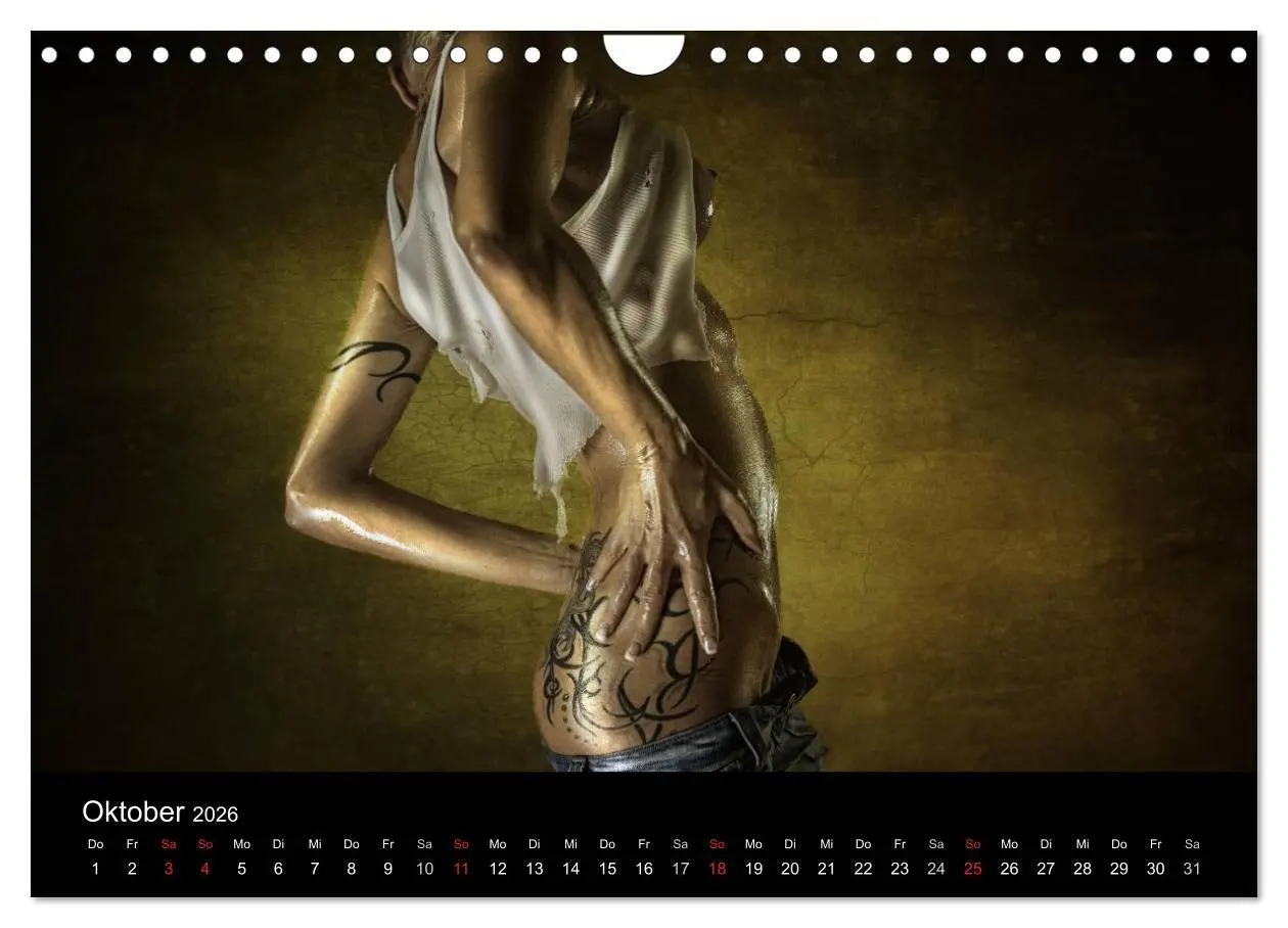 Bild: 9783516099683 | DIRTY GIRLS Frauen in Wasser und Öl (Wandkalender 2026 DIN A4...