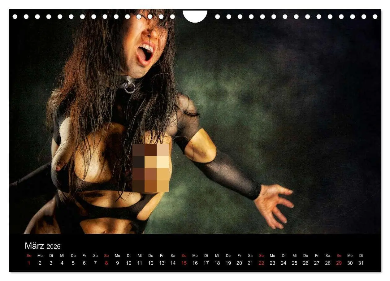 Bild: 9783516099683 | DIRTY GIRLS Frauen in Wasser und Öl (Wandkalender 2026 DIN A4...