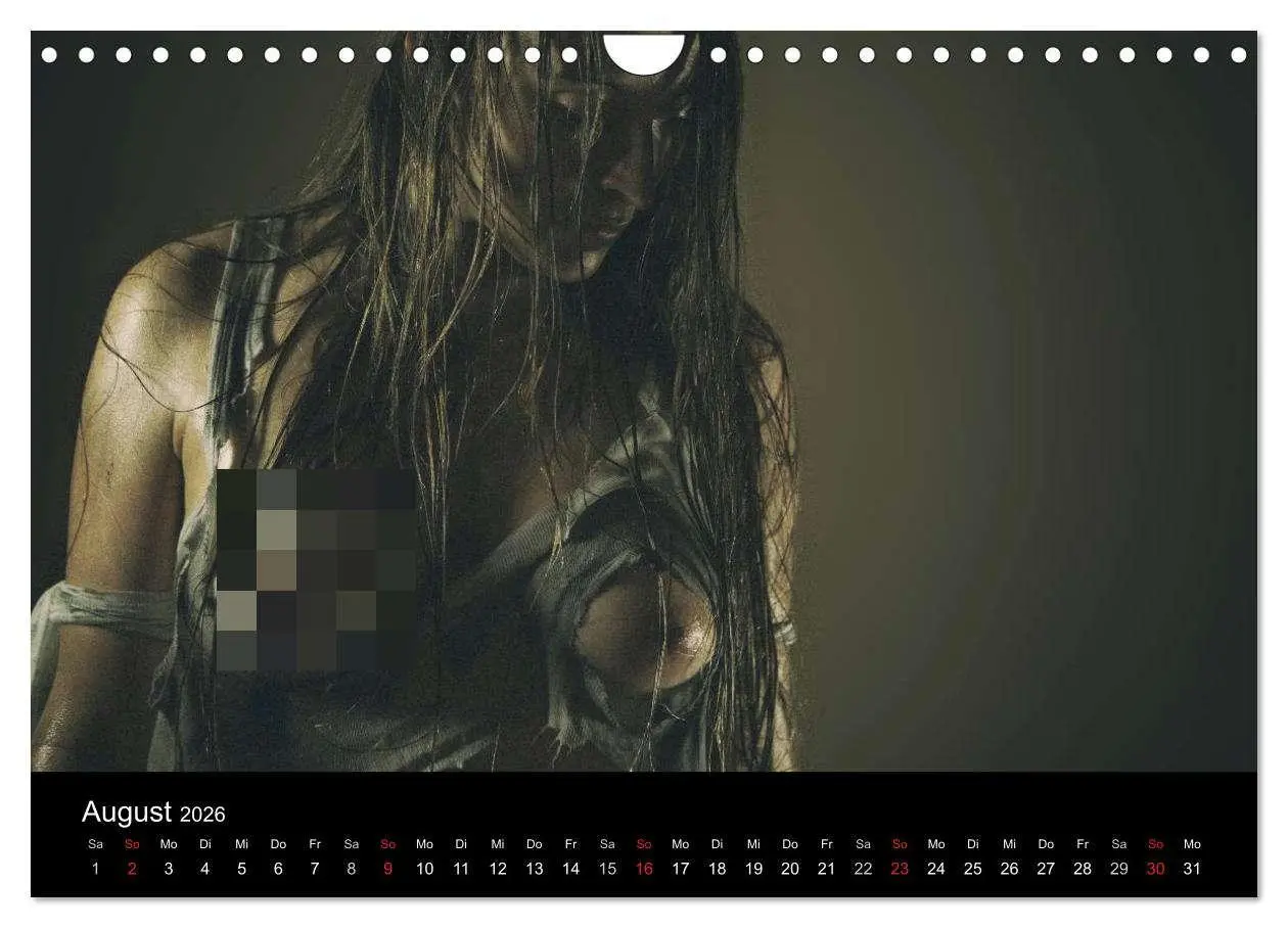 Bild: 9783516099683 | DIRTY GIRLS Frauen in Wasser und Öl (Wandkalender 2026 DIN A4...