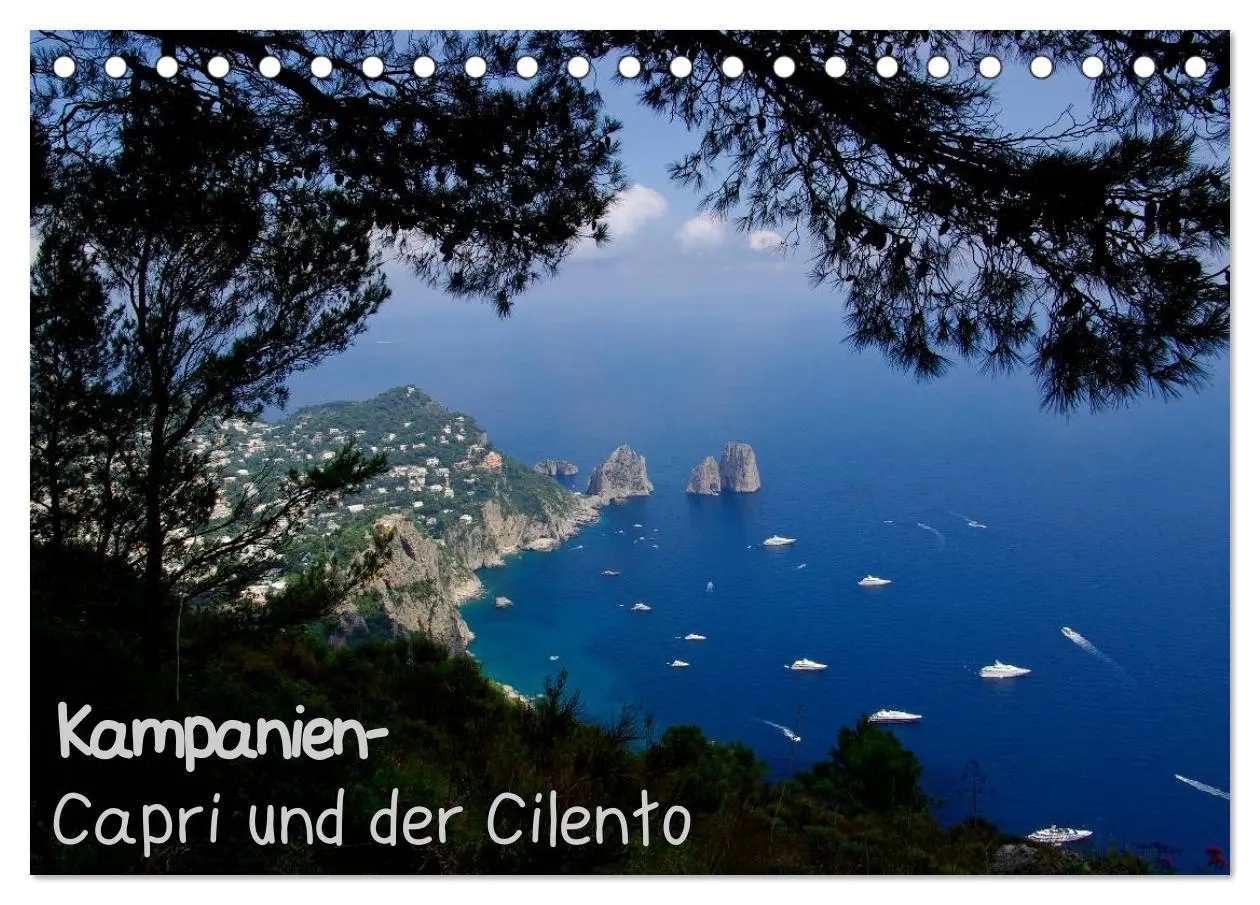 Cover: 9783516239683 | Kampanien - Capri und der Cilento (Tischkalender 2026 DIN A5 quer),...