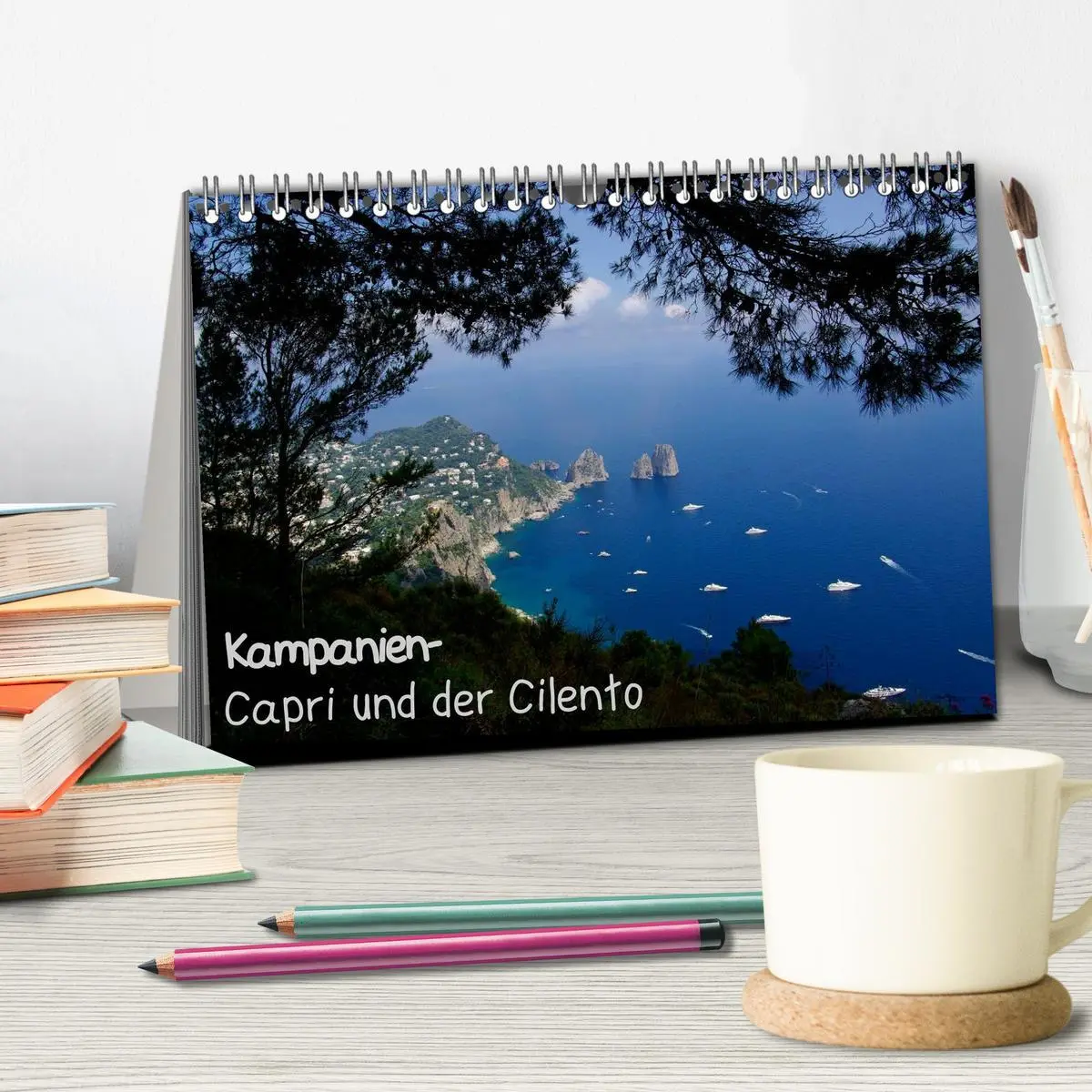 Bild: 9783516239683 | Kampanien - Capri und der Cilento (Tischkalender 2026 DIN A5 quer),...