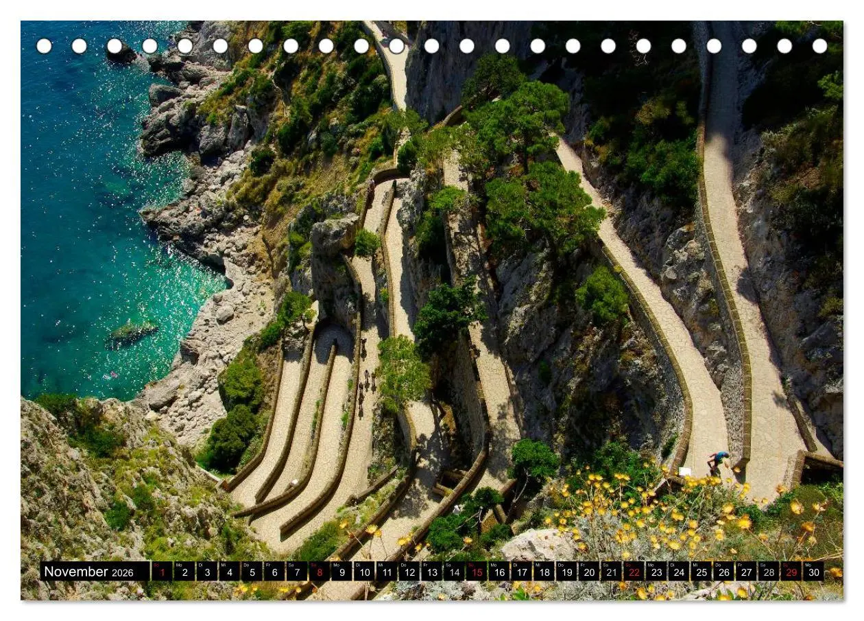 Bild: 9783516239683 | Kampanien - Capri und der Cilento (Tischkalender 2026 DIN A5 quer),...