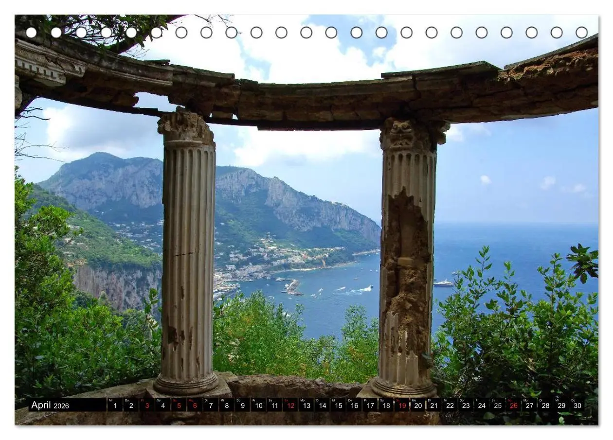 Bild: 9783516239683 | Kampanien - Capri und der Cilento (Tischkalender 2026 DIN A5 quer),...