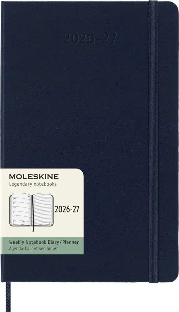 Cover: 8056999279783 | Moleskine 18 Monate Wochen Notizkalender 2026/2027, L/A5, 1 Wo = 1...