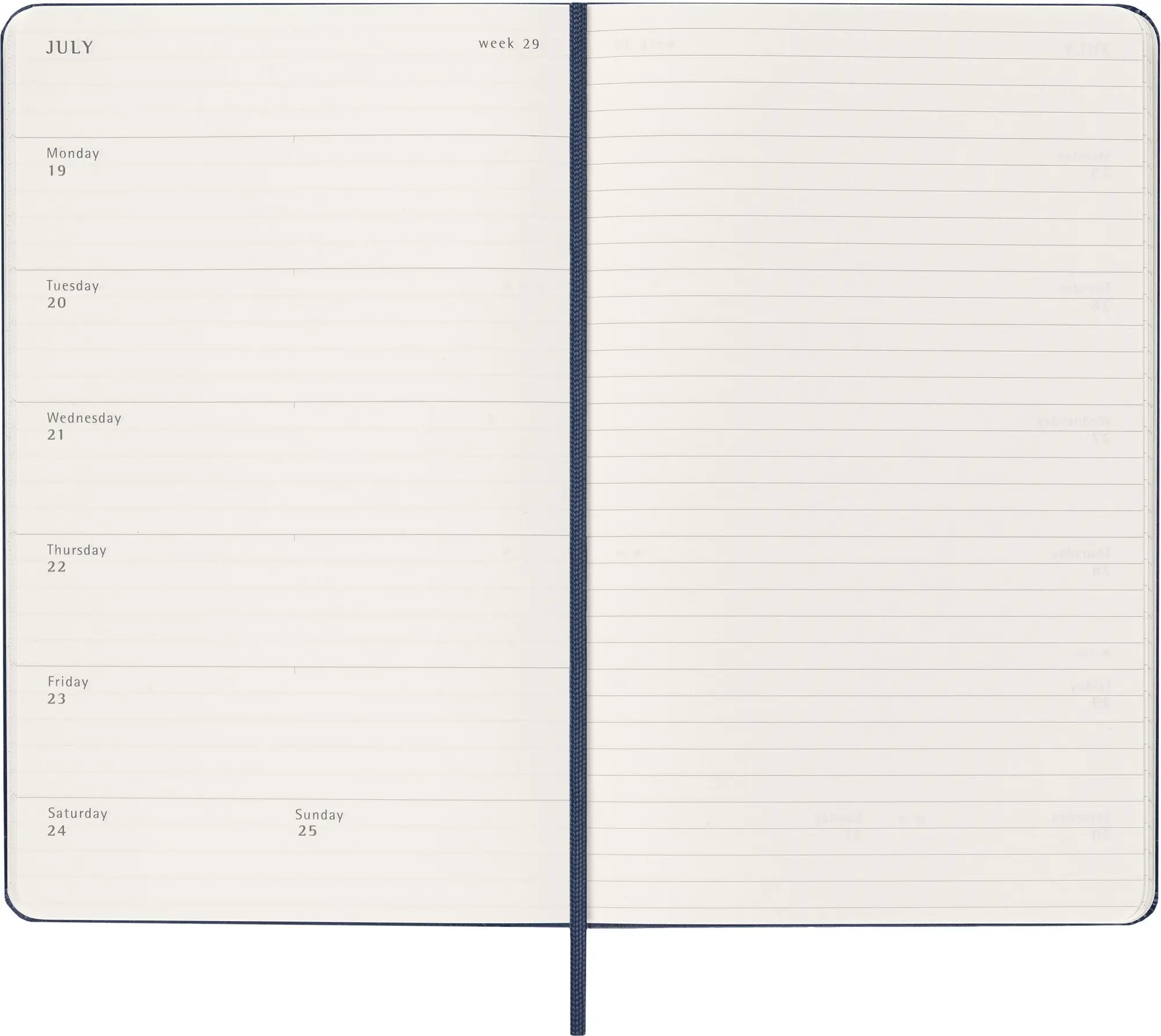 Bild: 8056999279783 | Moleskine 18 Monate Wochen Notizkalender 2026/2027, L/A5, 1 Wo = 1...