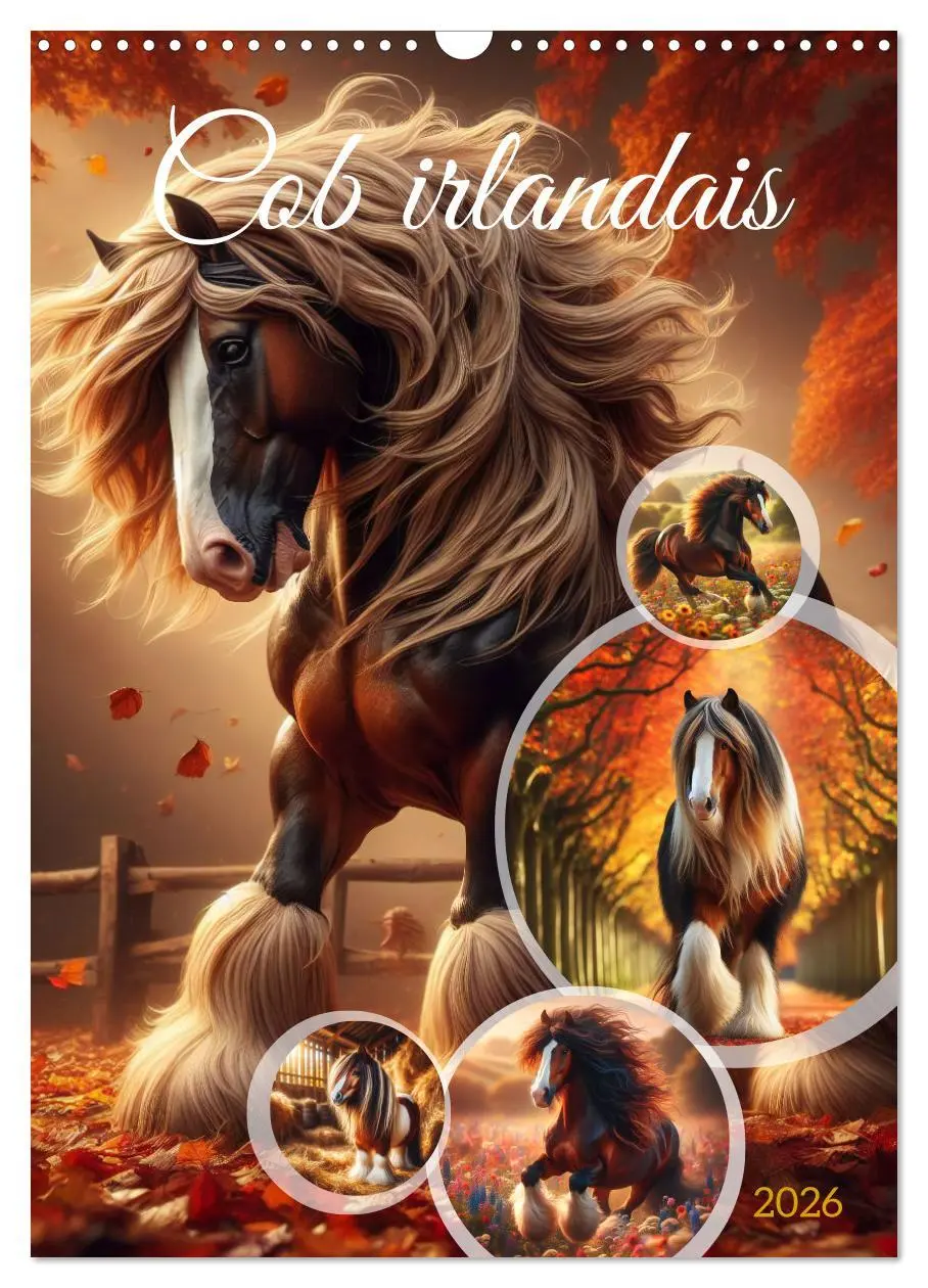 Cover: 9783516539783 | Cob irlandais (Calendrier mural 2026 DIN A3 horizontal), CALVENDO...