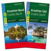 Cover: 9783707919783 | Kroatien, Straßenkarten-Set 1:200.000, freytag &amp; berndt | berndt