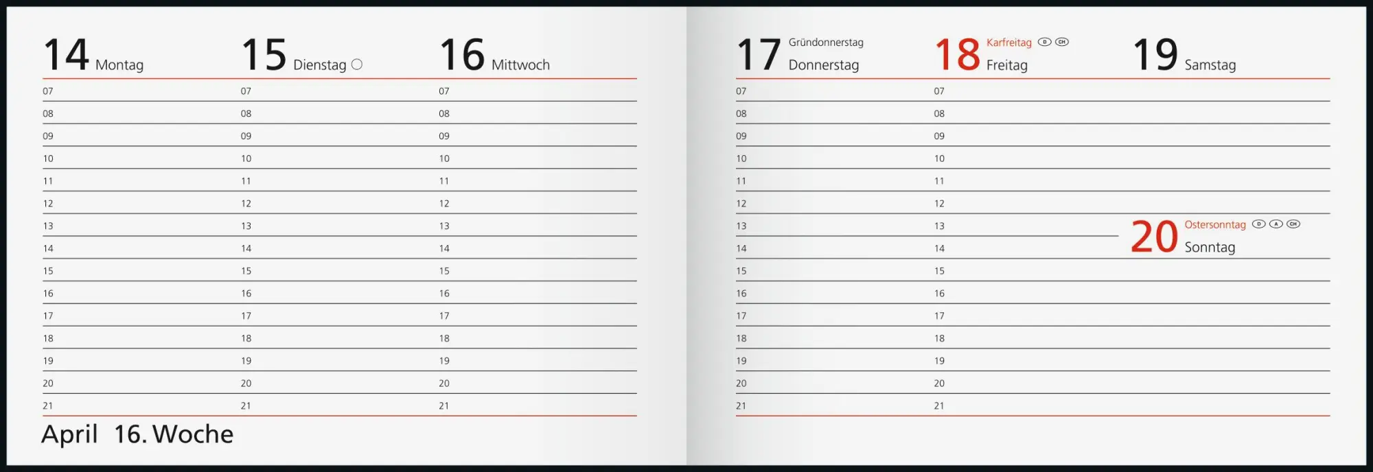Bild: 4003273789883 | rido/idé 7017563806 Taschenkalender Mod. Septimus 2026 A6 quer,...