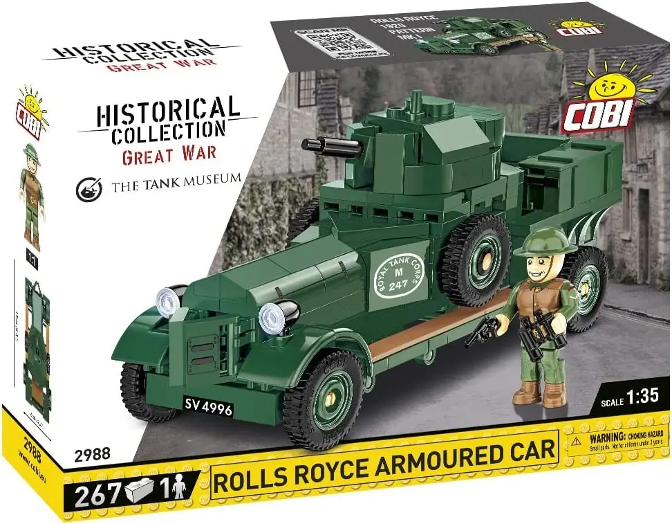 Cover: 5902251029883 | COBI Historical Collection 2988 - Rolls Royce Armoured Car, Great...