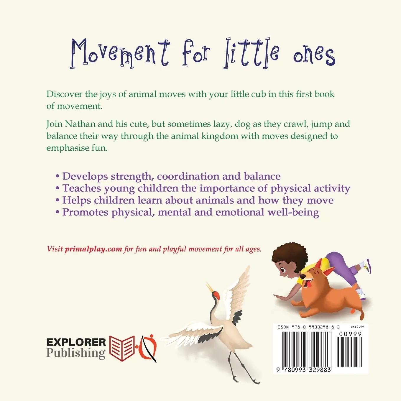 Rückseite: 9780993329883 | My First Animal Moves | Darryl Edwards | Taschenbuch | Englisch | 2021