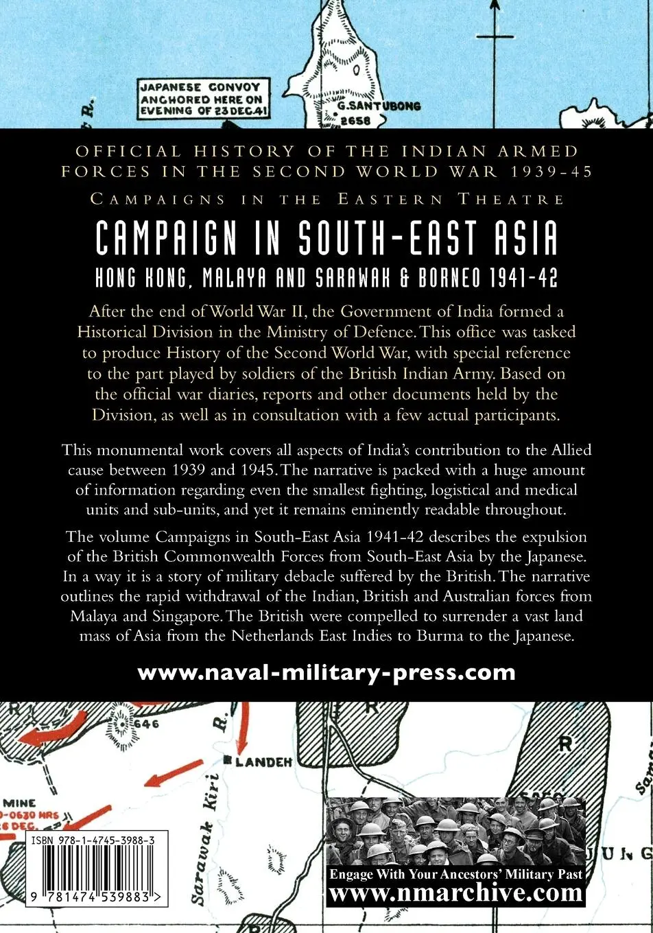Rückseite: 9781474539883 | CAMPAIGNS IN SOUTH-EAST ASIA 1941-42 Hong Kong, Malaya and Sarawak...