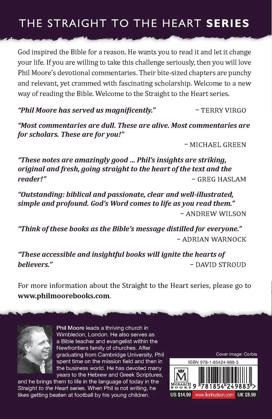 Rückseite: 9781854249883 | Straight to the Heart of Matthew | 60 Bite-Sized Insights | Phil Moore