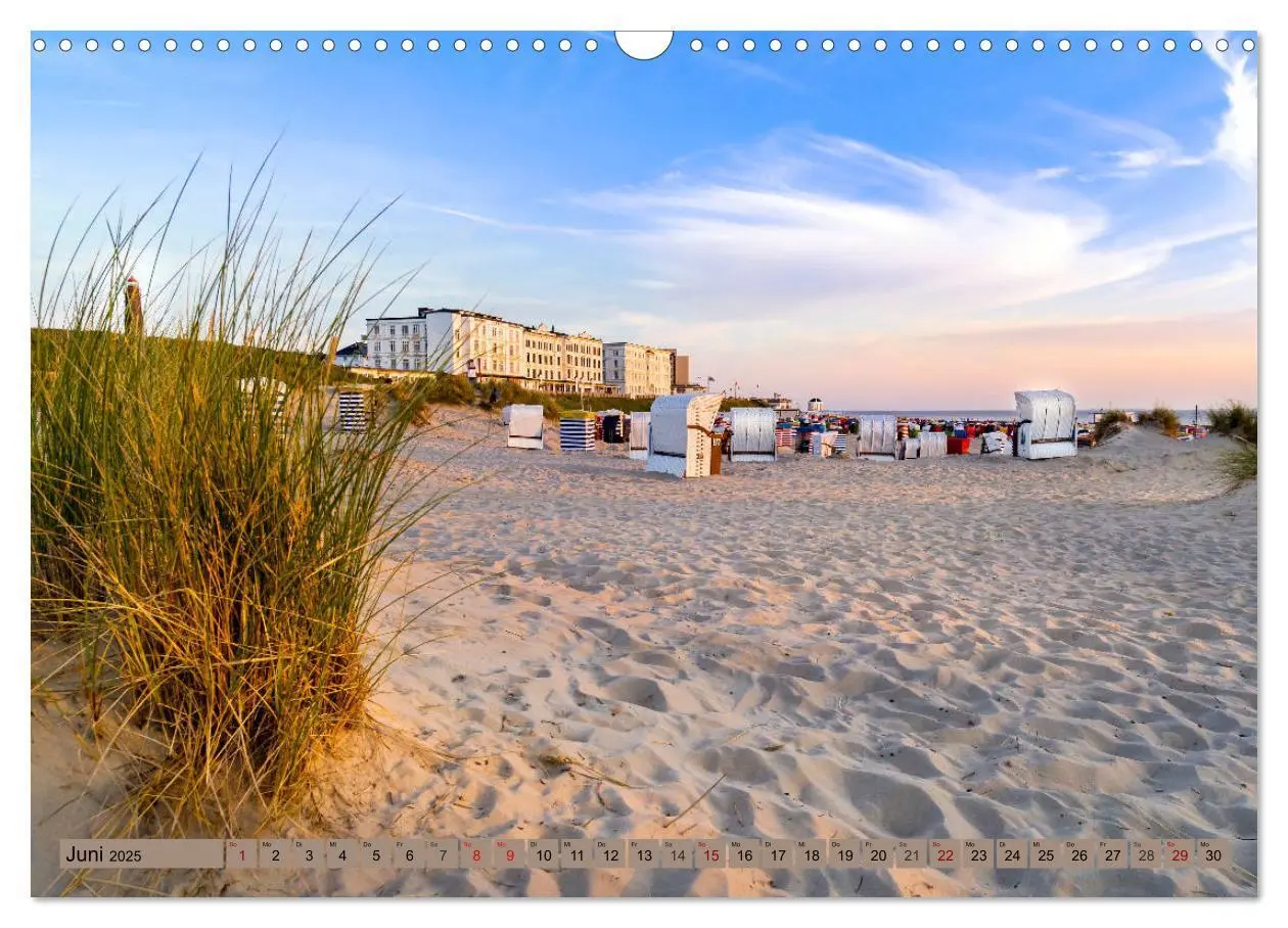 Bild: 9783435349883 | BORKUM Trauminsel in der Nordsee (Wandkalender 2025 DIN A3 quer),...