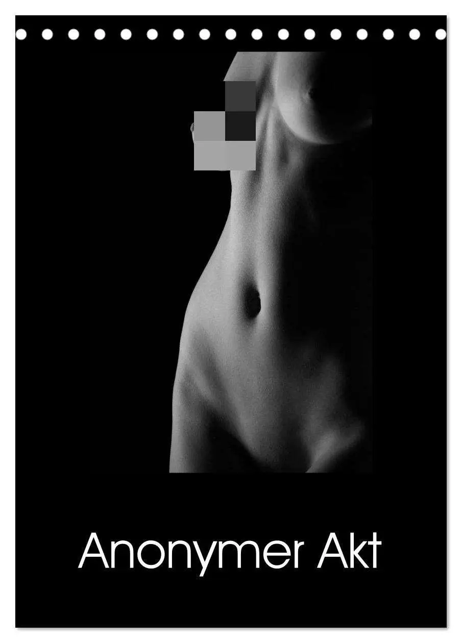Cover: 9783516459883 | Anonymer Akt (Tischkalender 2026 DIN A5 hoch), CALVENDO Monatskalender